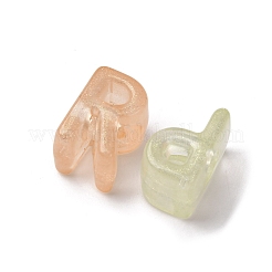 Светящиеся прозрачные акриловые бусины&nbsp;LACR-S001-05