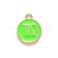 Pendentifs d'émail en alliage&nbsp;LS-ENAM-S124-01A-06B