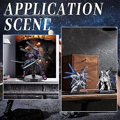 Пластиковые держатели для фигурок в собранном виде ODIS-WH0248-148