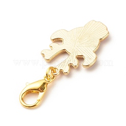 Décorations de pendentif en alliage d'émail sur le thème de noël&nbsp;HJEW-JM00667