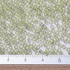 MIYUKIラウンドロカイユビーズ  日本製シードビーズ  （染められた石灰の中のrr1135)  11/0  2x1.3mm  穴：0.8mm  約5500個/50g&nbsp;SEED-X0054-RR1135