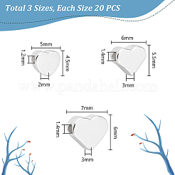 60шт 3 стильные латунные бусины KK-PH0006-37