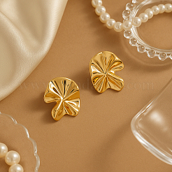 4 пара сережек-гвоздиков из цинкового сплава двух цветов&nbsp;EJEW-GO0003-06