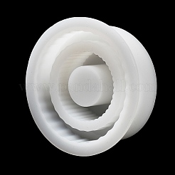 Силиконовые Молды для плоских круглых подсвечников своими руками DIY-G094-01