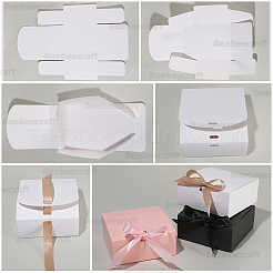 Складные бумажные подарочные коробки с лентой&nbsp;CON-WH20001-11A-01