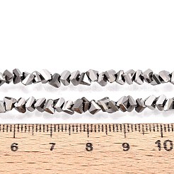 Стеклянные бусины с гальваническим покрытием  GLAA-N024-4mm-03