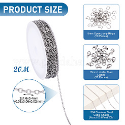 Комплекты ювелирных изделий из нержавеющей стали 304&nbsp;DIY-PJ0001-41A