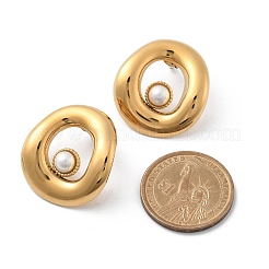 Овальные серьги-гвоздики из нержавеющей стали 304 STAS-Z112-11G