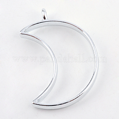 Rack-Beschichtung Legierung offenen Lünette Anhänger&nbsp;X-PALLOY-S047-39D-FF