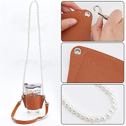 Термостойкая многоразовая чашка из искусственной кожи&nbsp;AJEW-WR0001-87A