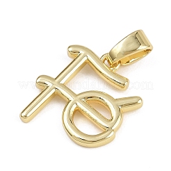 Латунные подвески&nbsp;KK-Z123-22G-02