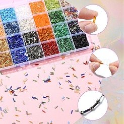 Браслеты из стеклянных бусин своими руками наборы для изготовления украшений&nbsp;DIY-YW0010-65