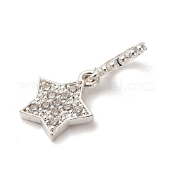 Латунные микро проложить кубического циркония подвески&nbsp;KK-D378-25S