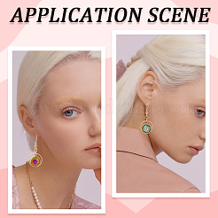 10 шт латунные серьги крючки EJEW-AB00018