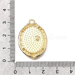 Цветочные сплава эмали подвески&nbsp;ENAM-K076-07E-G