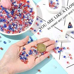 900шт 3 цвета прозрачные акриловые бусины MACR-FS0002-23