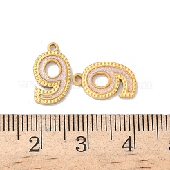 Подвески из нержавеющей стали 304 с эмалью&nbsp;STAS-I351-20G-9