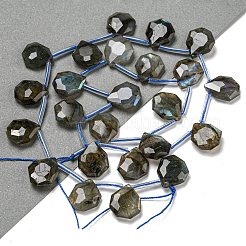 Природные лабрадорита бисер нитей G-P544-C03-01