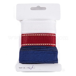 Ensembles de rubans en polyester et polycoton pour le jour de l'indépendance&nbsp;SRIB-A015-02A-04