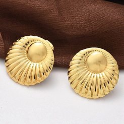 Серьги-гвоздики из нержавеющей стали 304 EJEW-U047-32G