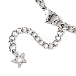 Ожерелья из бисера с кусочками драгоценных камней чакры NJEW-JN05694