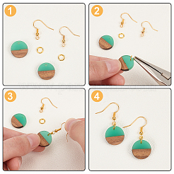 DIY baumeln Ohrring machen Kits&nbsp;DIY-OC0005-36