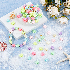 200 шт. Непрозрачные акриловые бусины SACR-DC0001-15