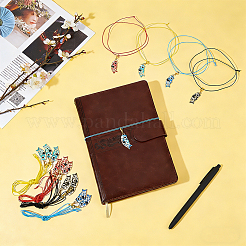 16 corda elastica per notebook in poliestere di 4 colori&nbsp;HJEW-OC00387