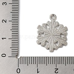 Anhänger aus Emaille mit Wintermotiv&nbsp;ENAM-M002-05R-P