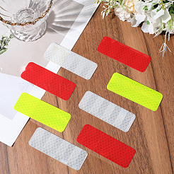 60 шт. 3-х цветные пластиковые светоотражающие наклейки для домашних животных DIY-SP0004-36