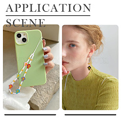 20 шт. двухцветные окрашенные стеклянные бусины BLOW-TA0001-07A