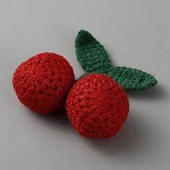 Полиэстер крючком вишня&nbsp;DIY-WH0622-391E