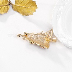 Елочная эмалированная булавка со стразами XMAS-PW0001-268