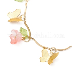 Браслеты из изогнутых звеньев цепи из нержавеющей стали 304 BJEW-JB12458-01