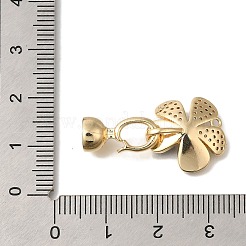 Латунная черная губа ракушка складные застежки KK-K389-137G