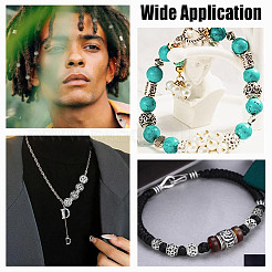 60 шт. 12 стиля полые бусины из сплава в тибетском стиле европейские TIBEB-GO0001-04