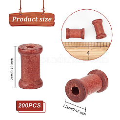 Bobines vides en bois pour fil&nbsp;TOOL-WH0125-87