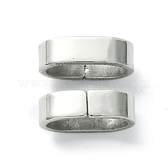 Не тускнеющие скользящие подвески/слайдерные бусины из нержавеющей стали 201 STAS-C016-06P-1