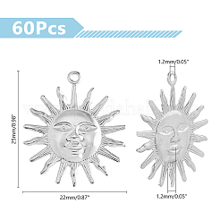 60 шт. подвески из нержавеющей стали 304 FIND-DC0006-38