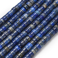 Нитки бусины из натурального ляписа-лазури G-Z110-A38-2x4mm