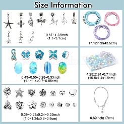 Европейские бусины из смолы&nbsp;DIY-YW0009-46