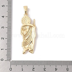 Латунные подвески с фианитами KK-Z050-03G-03