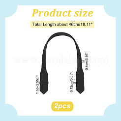 Cuir synthétique pu cousu sur les sangles du sac&nbsp;FIND-WH0110-495A