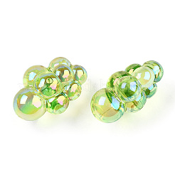 Прозрачные акриловые бусины PACR-T013-04