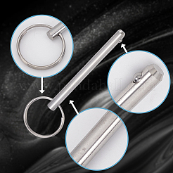 6 шт. 3 стиля 316 хирургический нержавеющий шаровой штифт&nbsp;STAS-AR0002-67