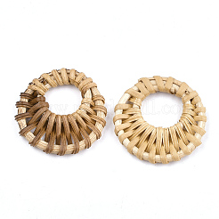 Ciondoli intrecciati a mano canna / rattan intrecciati&nbsp;X-WOVE-T005-09A