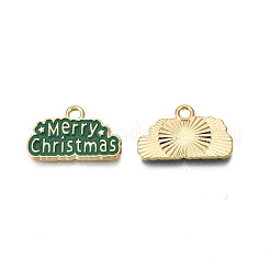 Crémaillère placage pendentifs en émail d'alliage&nbsp;ENAM-N055-173B