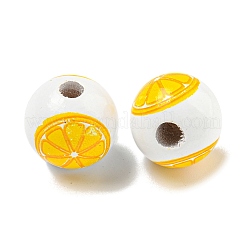 Набивные деревянные европейские бусины WOOD-G022-19A