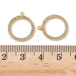 Подвески из нержавеющей стали 304 со стразами&nbsp;STAS-U057-22G