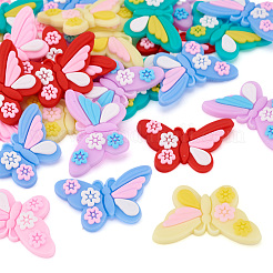 30шт 6 цвета пластиковых кабошонов&nbsp;KY-TA0001-30